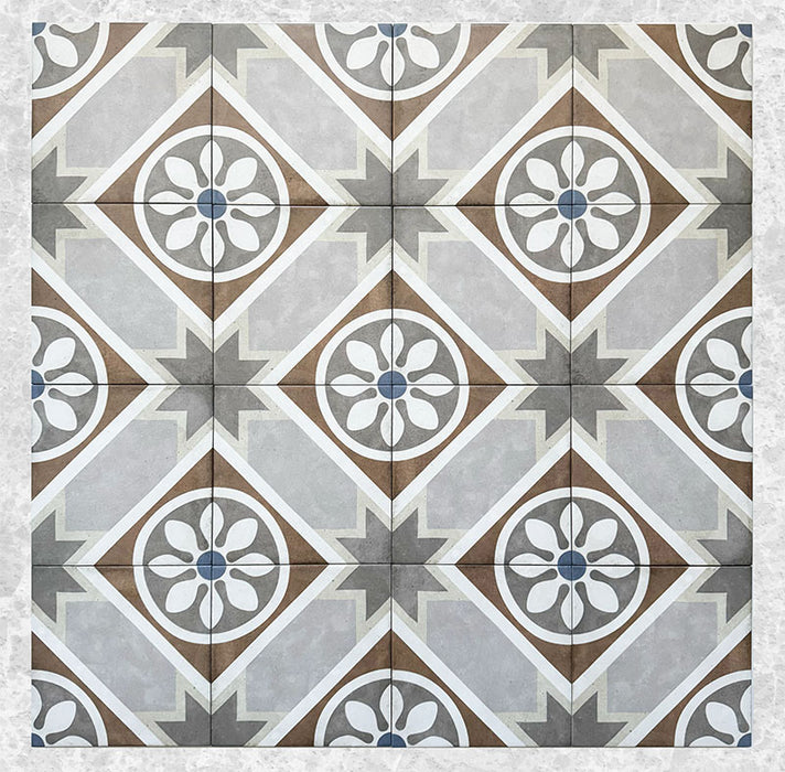Carnaby Heythrop | Victorian Style | Wall and Floor Tiles | 20cm x 20cm
