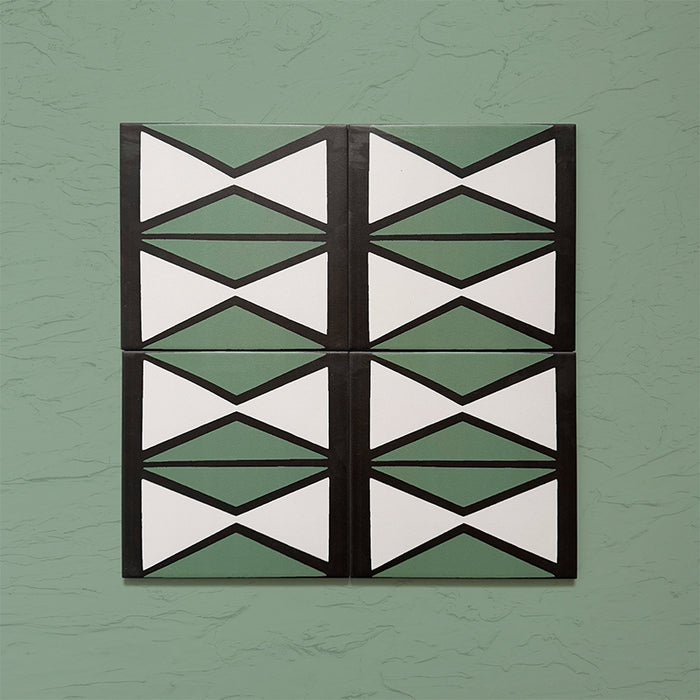 Geometry Hourglass | Patterned Tile | 20cm x 20cm