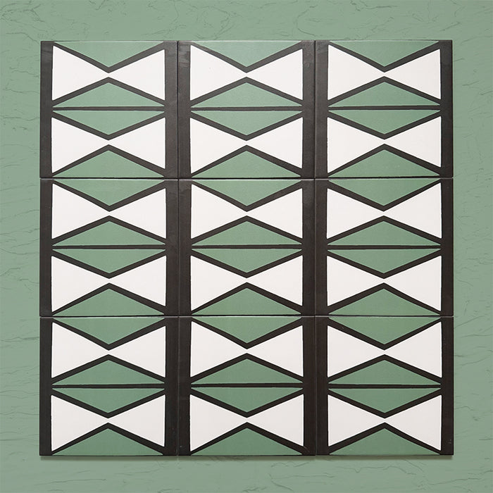 Geometry Hourglass | Patterned Tile | 20cm x 20cm