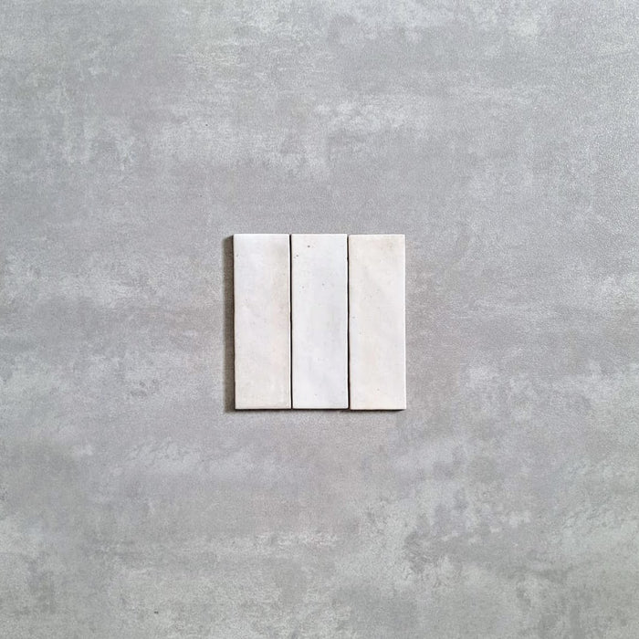 Beijing Brick White Moroccan Wall Tiles 5.1cm x 16.1cm