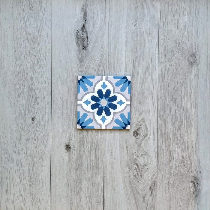 Clarence House Sapphire | Blue | Moroccan Tiles | Victorian Tiles | Wall & Floor | 20cm x 20cm