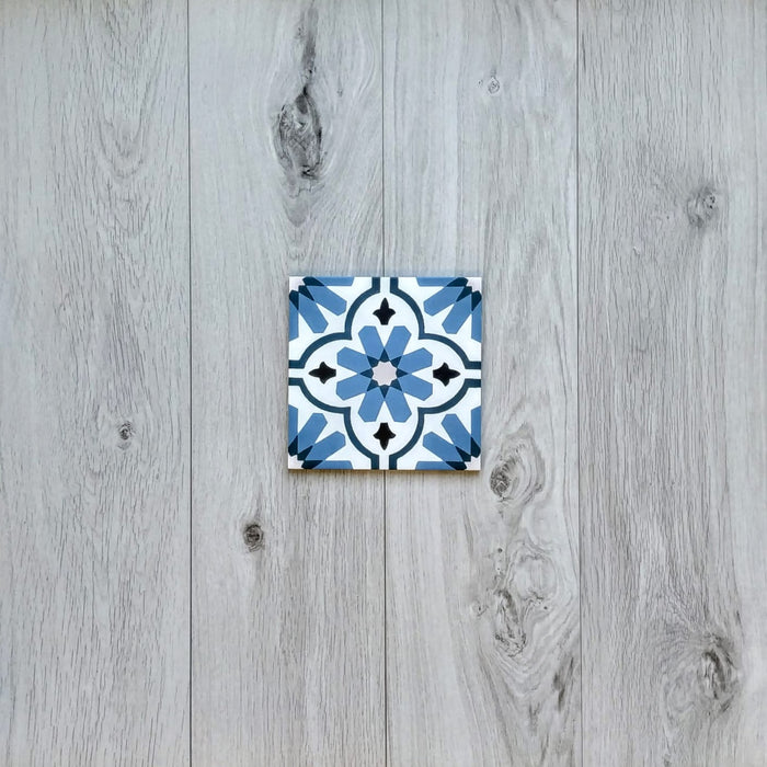 Clarence House Azul Blue Victorian Moroccan 20cm x 20cm Tiles