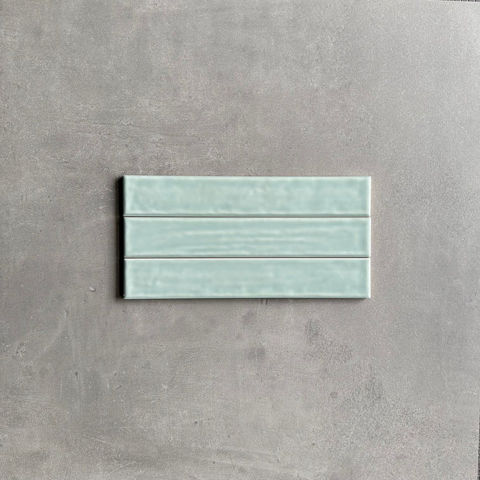 Pastelle Base Fern Green Gloss Wall Tiles 5cm x 25cm