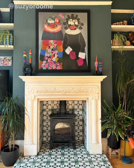 Ravine Verde Green Moroccan Tile 20cm x 20cm