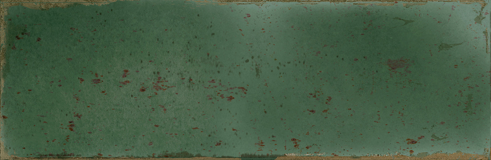 Fusion Jade Green Bricks Wall Tiles 6.5cm x 20cm FULL TILE SAMPLE