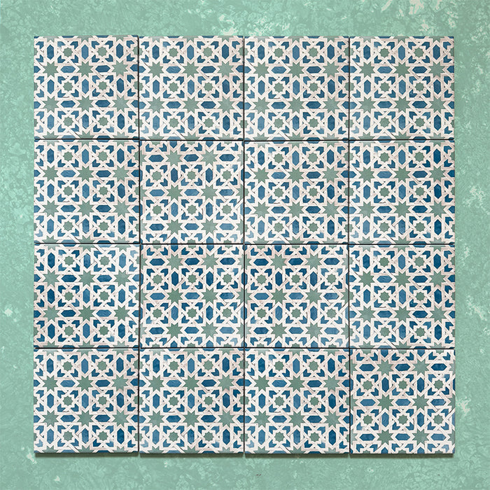 Pasha Mini Jadida Patterned Tile 15cm x 15cm