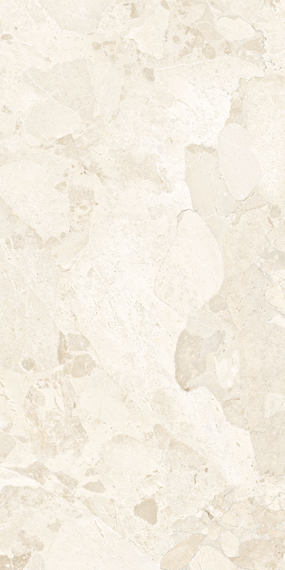 Close-up of Jeddah Blanco Sassi Stone 30x60cm stone-effect wall and floor tile, featuring soft cream and ivory tones with natural stone-inspired veining and subtle texture for a timeless, elegant finish.