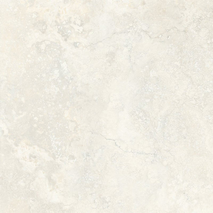 Jesi Travertine 60x60cm travertine effect wall and floor tile, showcasing soft cream and beige tones with delicate natural-style veining and subtle shade variation for a timeless, elegant finish.