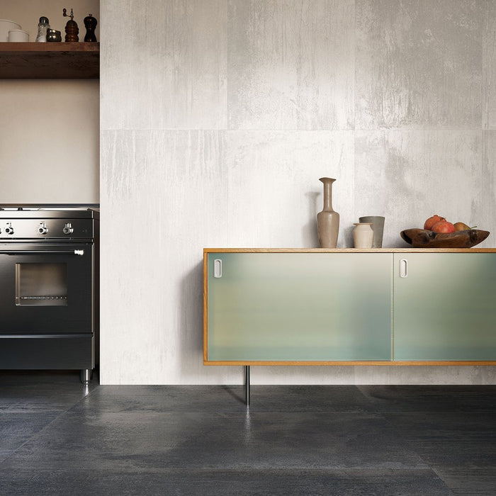 Felzin Blanco Metallic Wall and floor Tiles 60cm x 60cm