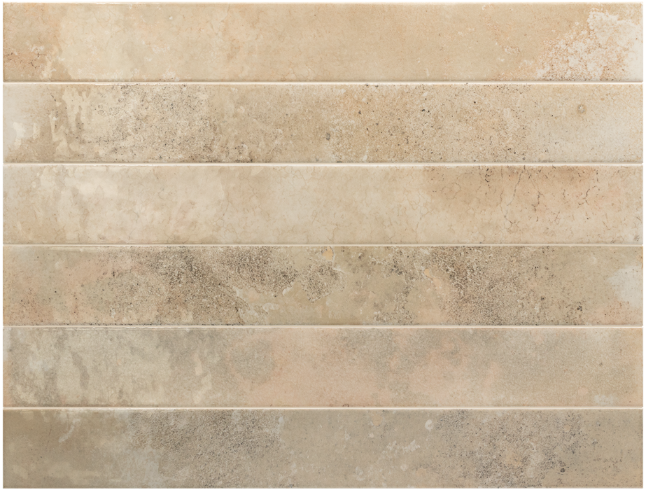 FULL TILE SAMPLE Maldives Almond Wall Tiles | 5cm x 40cm