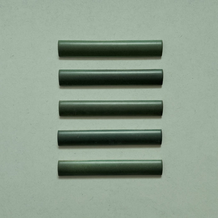 Zellij Malachite Green Bullnose | Moroccan Style | 3cm x 20cm