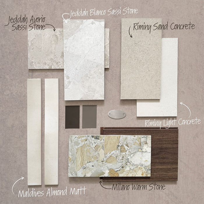 Milano Warm Stone Matt Porcelain Tiles | 60cm x 120cm