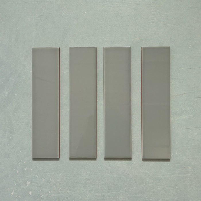 Manhattan Brick Sage Green Flat Gloss Subway Brick Tile 7.5cm x 30cm