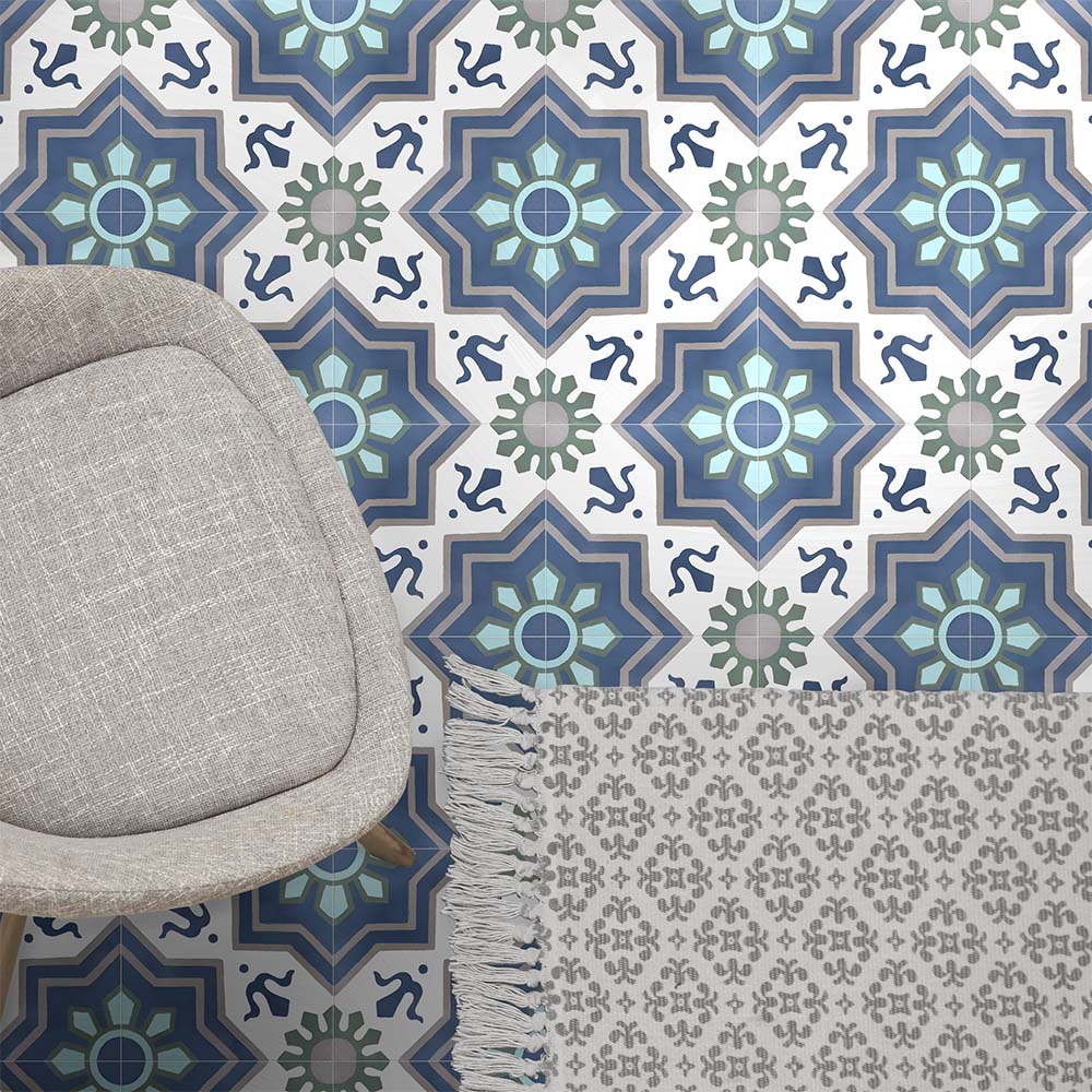 Brompton Royal | Victorian Moroccan Style | 20cm x 20cm — Artisan Tile ...