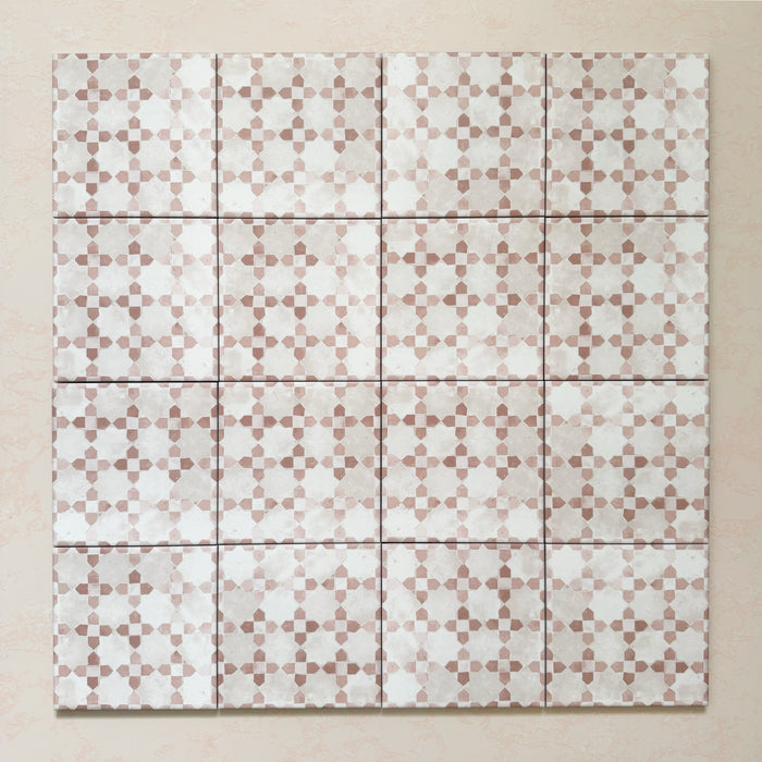 Bedouin Mequinez Rose | Moroccan Style | 15cm x 15cm