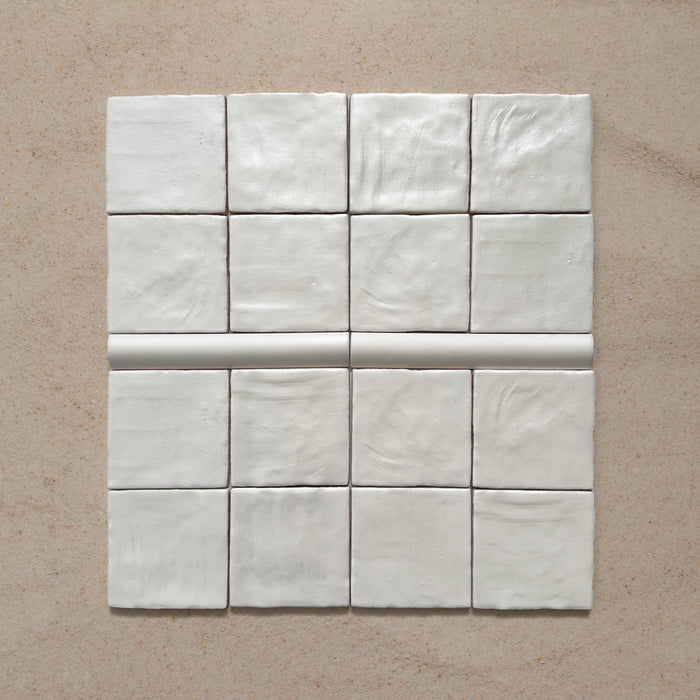 Zellij Oyster Bullnose | Moroccan Style | 3cm x 20cm
