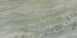 Close-up of Paradis Marble Verde Green stone marble effect porcelain wall and floor tiles in a 30cm x 60cm format, showcasing flowing green, sage and soft white veining with rich natural marble-inspired movement, creating a luxurious and contemporary surface for bathrooms, kitchens, feature walls and living spaces.
