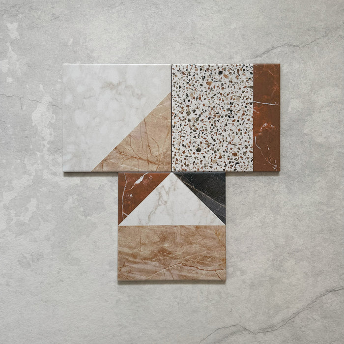 Dino Terrazzo Blanco Decor Patchwork | Terrazzo Style | 20cm x 20cm
