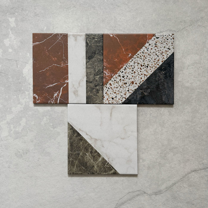 Dino Terrazzo Blanco Decor Patchwork | Terrazzo Style | 20cm x 20cm