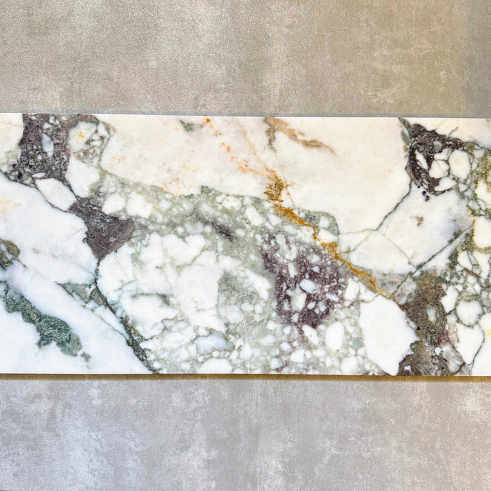 CUT TILE SAMPLE | Fitzrovia Honed Picasso Marble | 30.5cm x 61cm