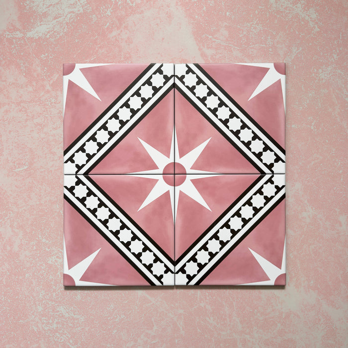 Galata Pink | Moroccan Style | 20cm x 20cm