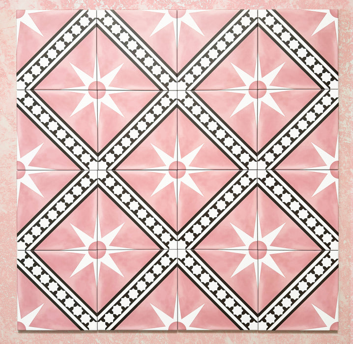 Galata Pink | Moroccan Style | 20cm x 20cm