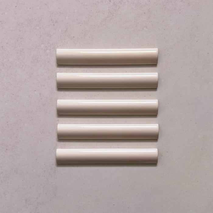 Zellij Pink Mist Bullnose | Moroccan Style | 3cm x 20cm
