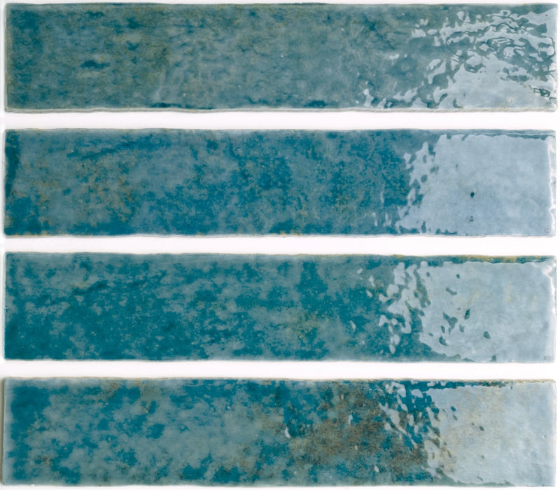 Elazar Brick Tile | Prussian | Wall Tile | 5cm x 25cm