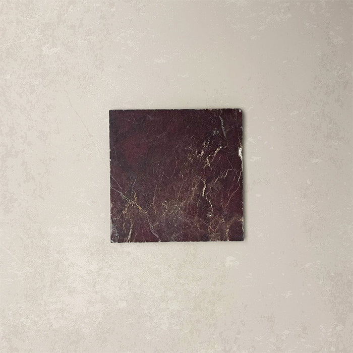 Fitzrovia Claret Red | Tumbled Finish | Natural Marble | 15.2cm x 15.2cm
