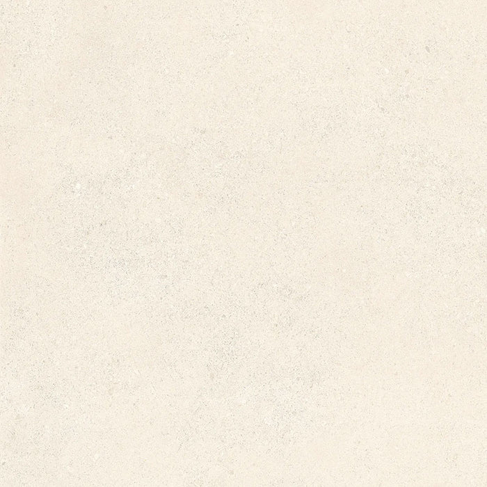 Close-up of Riminy Light concrete-style wall and floor tiles 60 × 60cm, featuring soft light grey concrete-effect tones with subtle texture, delicate tonal variation, and a contemporary matt industrial-inspired finish.