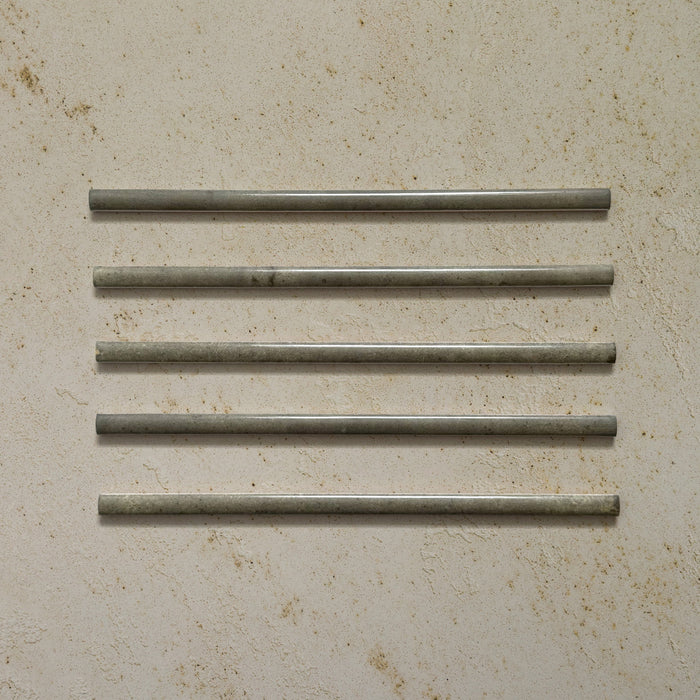 Izmir  Sage Green Gloss Pencil Bullnose Border Tile 1.2cm x 30cm