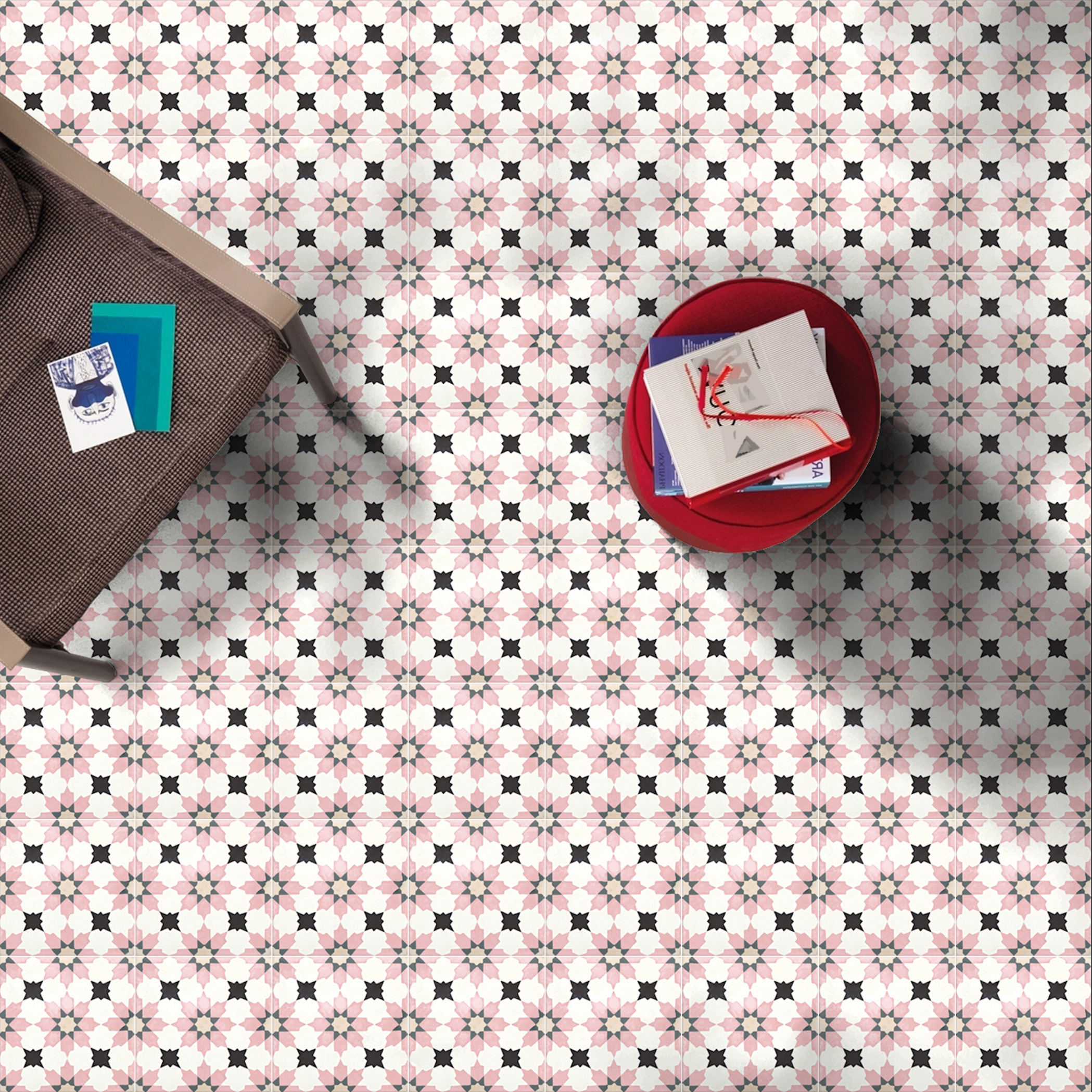 Mamounia Rose Tile | Pink | Moroccan Tiles | Wall & Floor Tiles