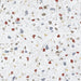 Single Confetti Colours 66×66cm terrazzo-style porcelain tile featuring multicoloured stone-like chips on a white base, shown in a full-surface view to highlight pattern and texture.