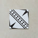 Galata White Moroccan style 20x20cm patterned tile, shown as a single tile highlighting the white and black geometric star design.