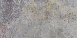Boheme Sinora 2cm 50 × 100cm outdoor porcelain slab featuring a blend of blue, grey and rust tones with layered, aged-effect detailing. Subtle patterning adds depth, creating a bold, industrial-inspired finish for exterior spaces.