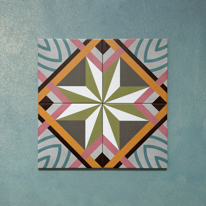 Cabana Star | Moroccan Style | 20cm x 20cm