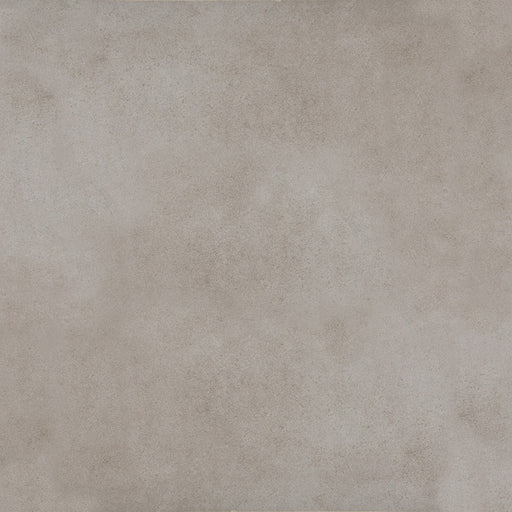 Close-up of Tane Stone Grey Matt 60 × 60cm porcelain tile, showcasing a soft mid-grey tone with subtle tonal variation and a smooth matt finish for a clean, contemporary look.