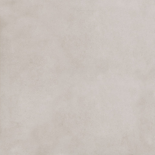 Close-up of Tane Stone Pearl Matt 60 × 60cm porcelain tile, showcasing a soft light grey tone with subtle tonal variation and a smooth matt finish for a clean, contemporary look.