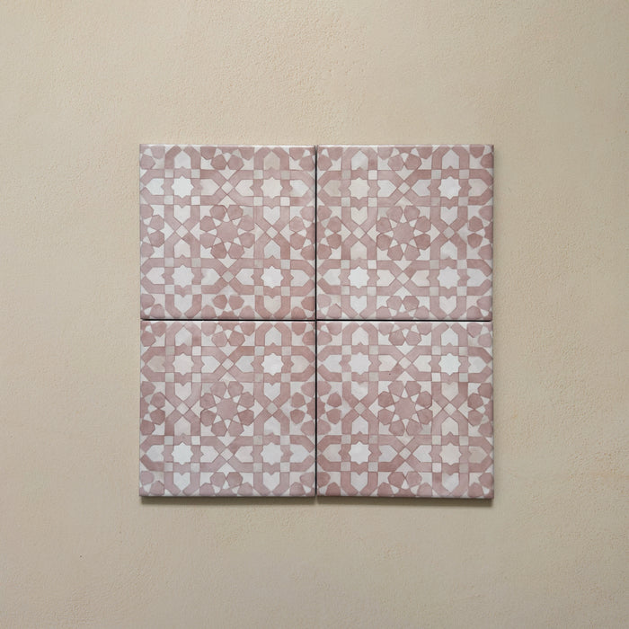 Bedouin Tetuan Rose | Moroccan Style | 15cm x 15cm