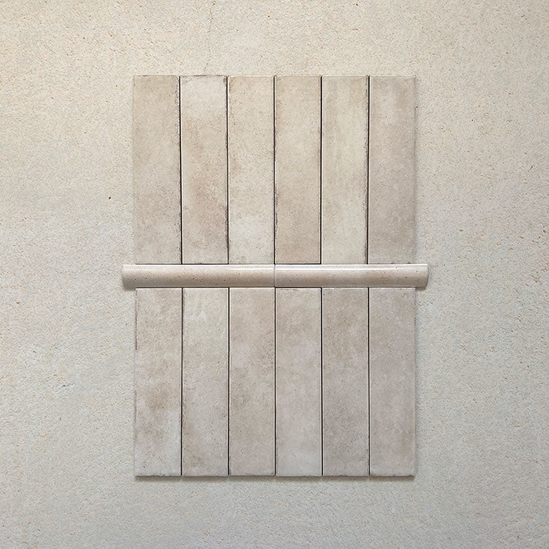 Madison Oatmeal Bullnose | Pencil Border Tiles | 3cm x 20cm — Artisan ...
