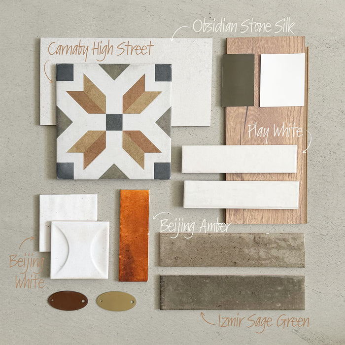 Carnaby High Street | Victorian Style | Wall and Floor Tiles | 20cm x 20cm