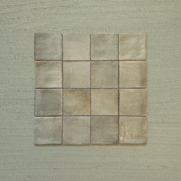 Zellij Weald Green Square | Moroccan Style | 10cm x 10cm