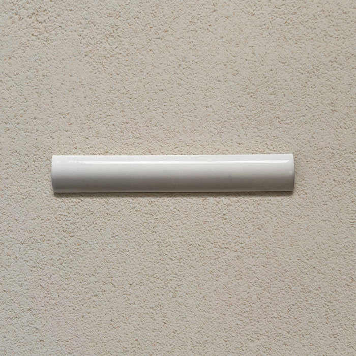 Madison White Bullnose | Pencil Border Tiles | 3cm x 20cm