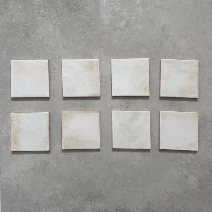 Beijing White Square | Wall Tile | Moroccan Style | 10cm x 10cm