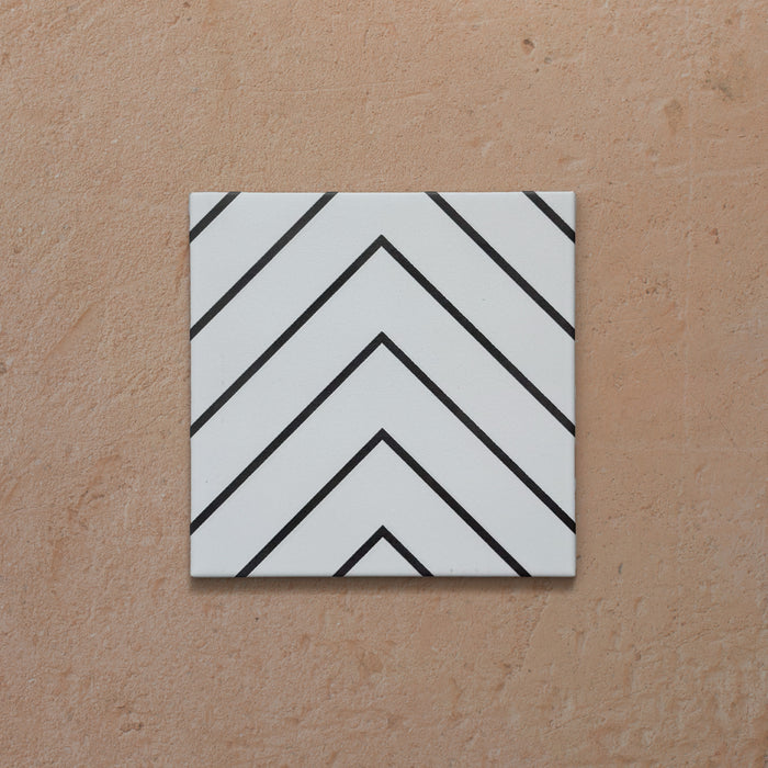 Alhambra Zig Zag Blanco | Wall & Floor Tiles | Moroccan Style | 20cm x 20cm