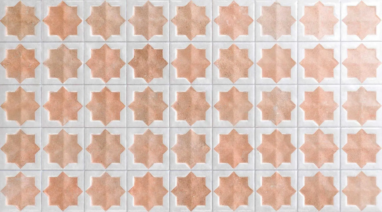 Zeina Moroccan Cotto White 31 x 56cm Wall Tiles