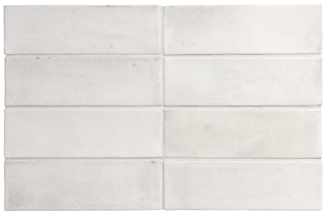 Atlas Mini Brick MATT White 5cm x 15cm FULL TILE SAMPLE