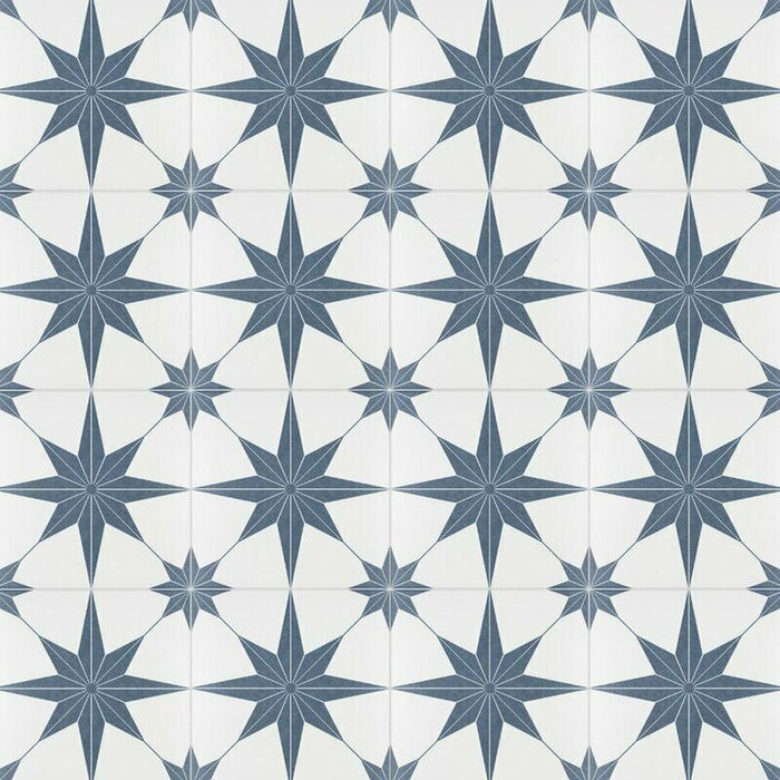 Pole Star Blue Star 25cm x 25cm FULL TILE SAMPLE