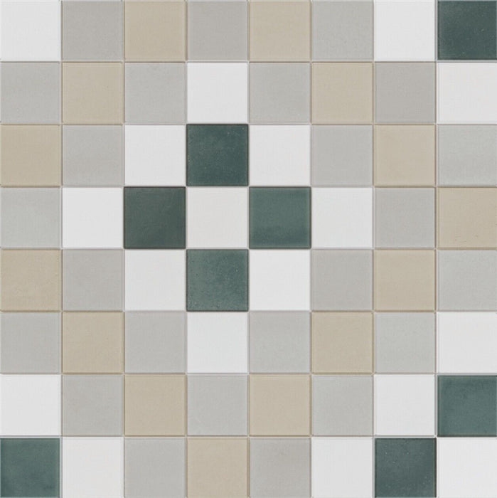 Belgravia Board Mosaic Victorian style patterned Tiles 28cm x 28cm FULL TILE SAMPLE