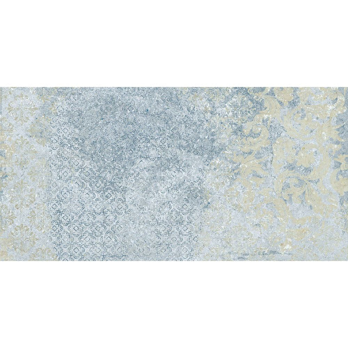 Boheme Blue 2cm Outdoor Patterned Slabs 50 x 100cm